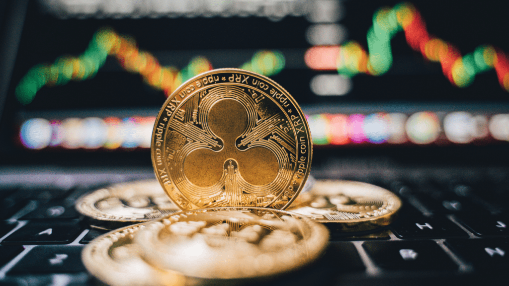 close up image of crypto currency