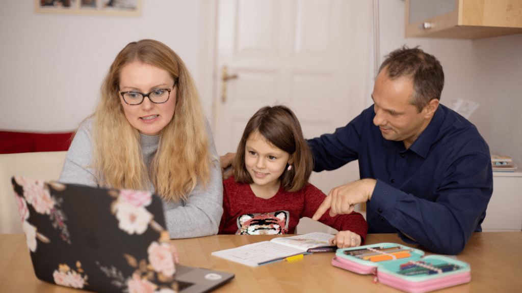 image of a family