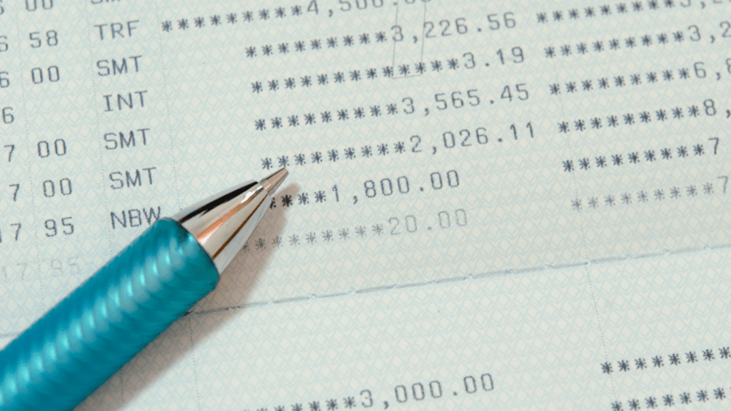 a close up of a piece of paper with numbers on it