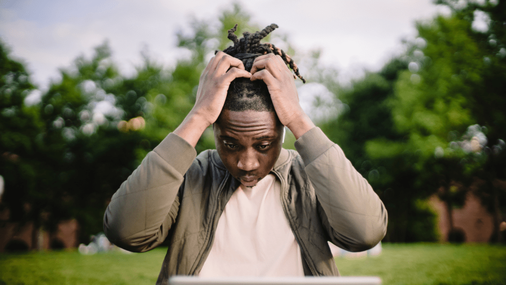 a person with laptop