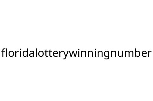 floridalotterywinningnumber
