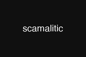 scamalitic