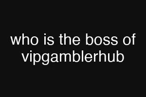 who is the boss of vipgamblerhub